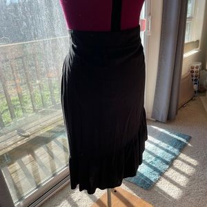 Torrid black asymmetrical skirt